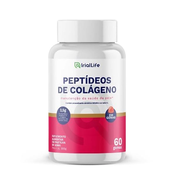 Gomas Peptídeos de Colágeno Sabor Morango 60 Gomas